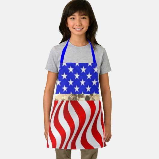 Amerikaanse vlag Schort (Insitu)