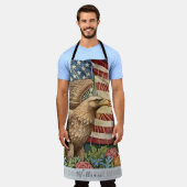  Amerikaanse vlag Schort, adelaar, chef-kok keuken Schort (Gedragen)