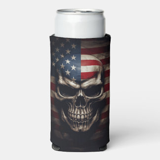 Amerikaanse vlag seltzer blikjeskoeler