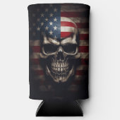 Amerikaanse vlag seltzer blikjeskoeler (Voorkant)
