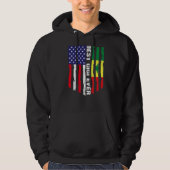 Amerikaanse vlag & Senegal vlag beste Gigi ooit fa Hoodie (Voorkant)