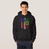 Amerikaanse vlag & Senegal vlag beste Pepaw ooit f Hoodie (Voorkant volledig)