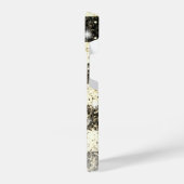 Amerikaanse vlag Sepia gold America faux spargel J iPhone Hoesje (Linkerkant)