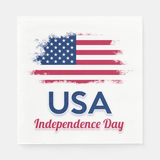 Amerikaanse vlag servet (Voorkant)