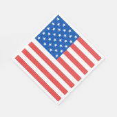 Amerikaanse Vlag Servet (Hoek)