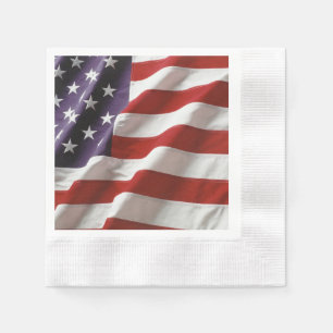Amerikaanse vlag servet