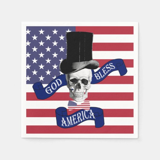 Amerikaanse vlag servet (Voorkant)