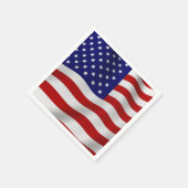 Amerikaanse vlag servet (Hoek)