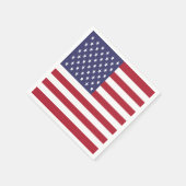 Amerikaanse vlag servet (Hoek)