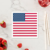 Amerikaanse vlag servet (Insitu)