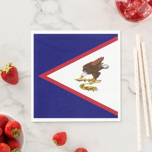 Amerikaanse vlag servet (Insitu)