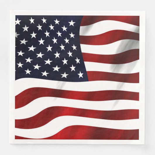 Amerikaanse vlag servet (Voorkant)