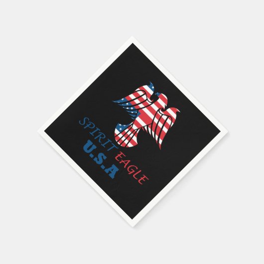 Amerikaanse vlag servet (Hoek)