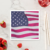 Amerikaanse vlag servet (Insitu)