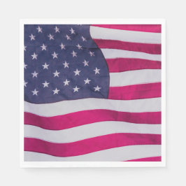Amerikaanse vlag servet