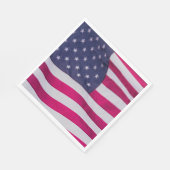 Amerikaanse vlag servet (Hoek)