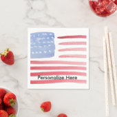 Amerikaanse vlag servetten (Insitu)