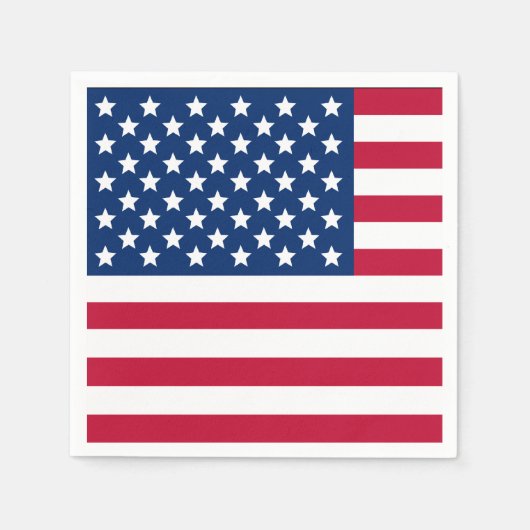 Amerikaanse vlag servetten (Voorkant)