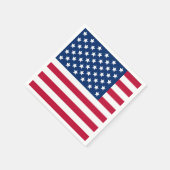 Amerikaanse vlag servetten (Hoek)