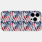 Amerikaanse vlag set Case-Mate iPhone case (Achterkant (horizontaal))
