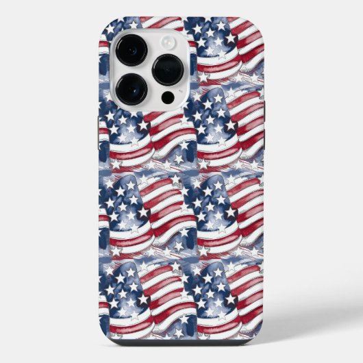 amerikaanse vlag set iPhone hoesje (Achterkant)