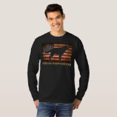 -Amerikaanse vlag Shepherd Dad T-shirt (Voorkant volledig)
