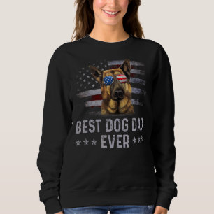 -Amerikaanse vlag Shepherd Dad Trui