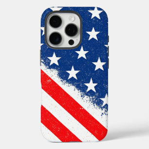 Amerikaanse vlag Shirt USA Patriottische Star Stri iPhone 16 Pro Hoesje