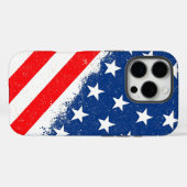 Amerikaanse vlag Shirt USA Patriottische Star Stri Case-Mate iPhone Case (Achterkant (horizontaal))
