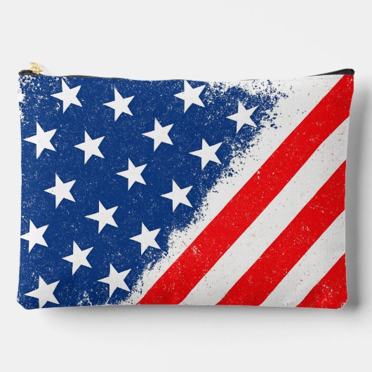 Amerikaanse vlag Shirt USA Patriottische Star Stri Etui (Voorkant)