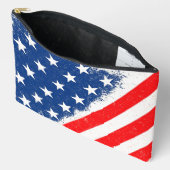Amerikaanse vlag Shirt USA Patriottische Star Stri Etui (Open)