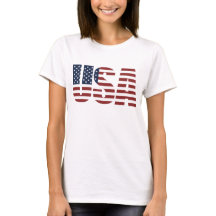 Amerikaanse vlag Shirt Women's USA Patriotic Ameri