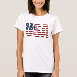 Amerikaanse vlag Shirt Women's USA Patriotic Ameri