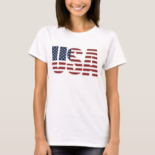 Amerikaanse vlag Shirt Women's USA Patriotic Ameri