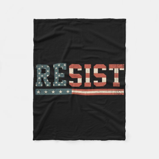 Amerikaanse vlag Shirten voor mannen Vrouwen Fleece Deken (Voorkant)