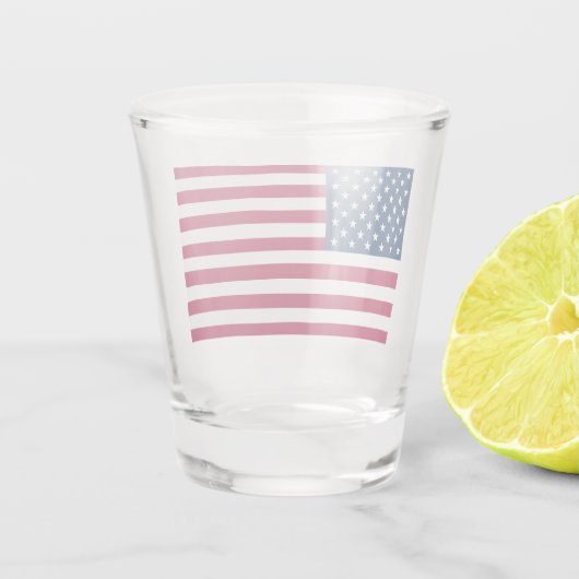 Amerikaanse vlag shot glas (Achterkant)