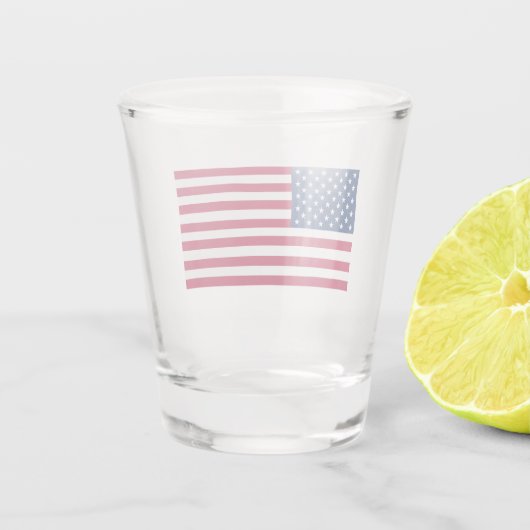 Amerikaanse vlag shot glas (Achterkant)