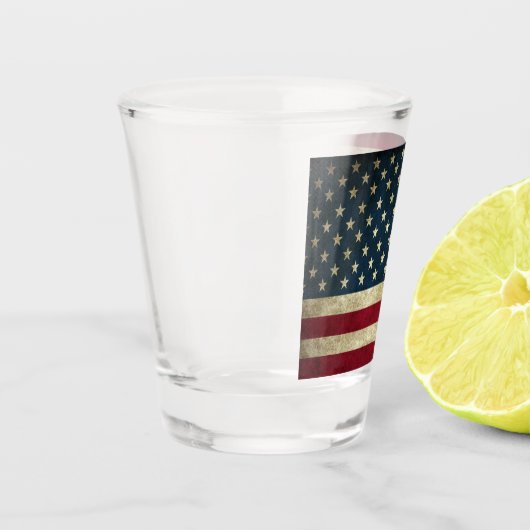 Amerikaanse vlag shot glas (Links)