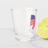 Amerikaanse vlag shot glas (Links)