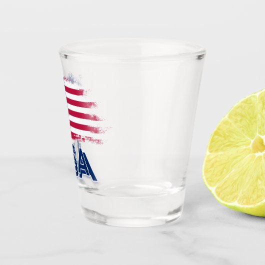 Amerikaanse vlag shot glas (Rechts)