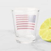 Amerikaanse vlag - Shot Glass Glas (Achterkant)