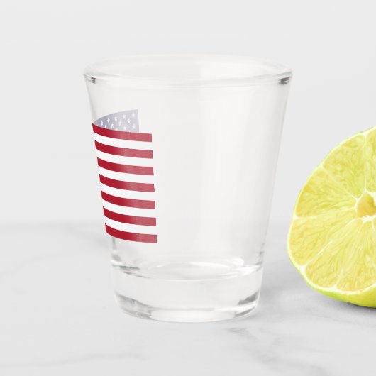 Amerikaanse vlag - Shot Glass Glas (Rechts)