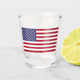 Amerikaanse vlag - Shot Glass Glas
