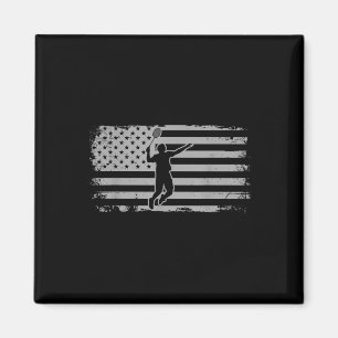 Amerikaanse Vlag Shuttle Badminton Magneet