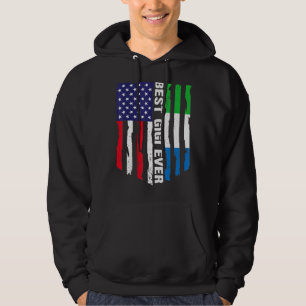 Amerikaanse vlag Sierra Leone vlag Best Gigi Ever Hoodie