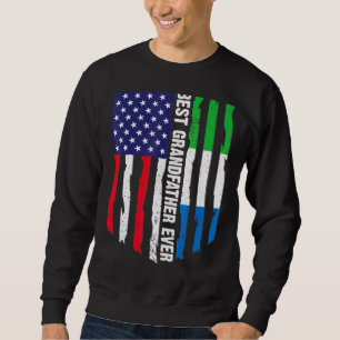 Amerikaanse vlag Sierra Leone vlag Beste grootvade Trui