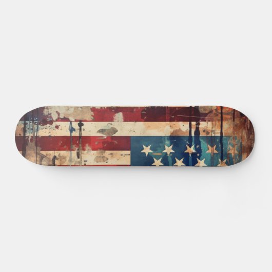 Amerikaanse vlag Skateboard Deck (Horizontaal)