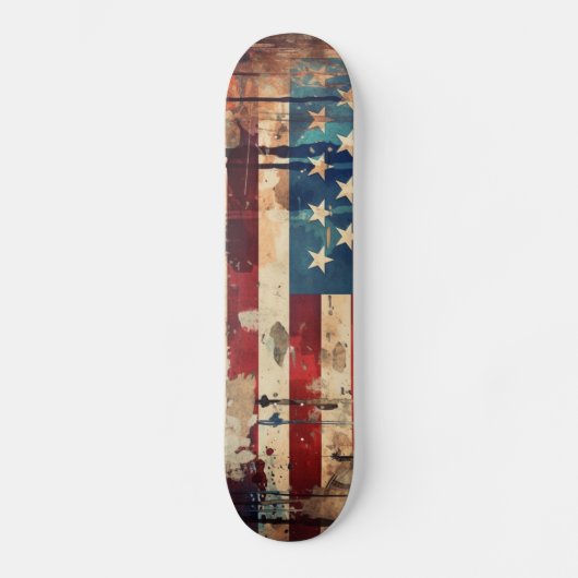  Amerikaanse vlag Skateboard Deck (Voorkant)