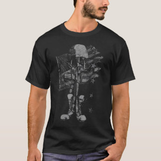 Amerikaanse Vlag Slagveld T-shirt