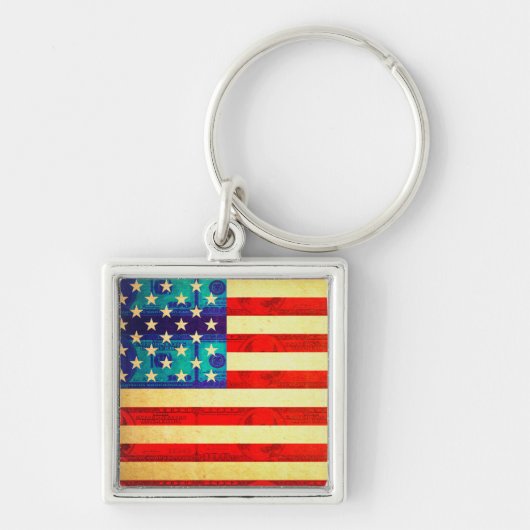 Amerikaanse vlag sleutelhanger (Voorkant)